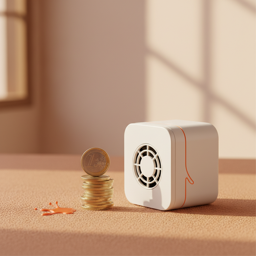 Spaarpot en huissleutels bij een warmtepomp — ISDE-subsidie geeft direct geld terug